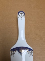Vintage Andrea by Sadek Porcelain Floral Cake Pie Server Japan