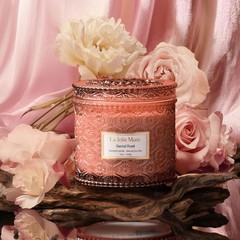 La Jolie Muse Santal Ros Candle – Saffron Rose Patchouli 12 Oz Large 2-Wick Soy