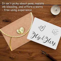30 Pcs Mini Envelopes With Gold Heart Shaped Clasp, 25*15CM, Kraft