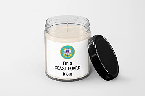 I’m a Coast Guard mom Candle – Soy Wax Candle – Hand Poured Candle