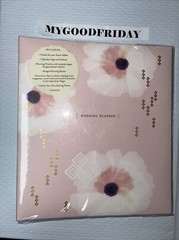 C.R. Gibson Elegant Pink 9 Section Three Ring Binder Wedding Planner 11 x 12″