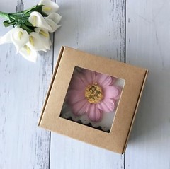 500x Clear Window Product Packing Kraft Paper Box Jewelry Soap Cookie Candle Box