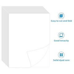YINUOYOUJIA 100 Sheets White Cardstock 8.5 x 11″ Thick Paper, A4, white