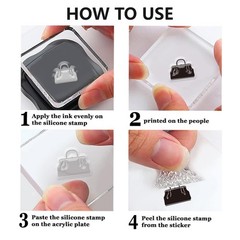 CHGCRAFT Father’s Day Clear Stamps Wishes Words Transparent Stamp Silicone Cl…