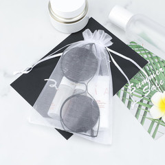 25PCS White Organza Bags 5X7 Inches, Sheer Mesh Jewelry Pouches, Organza Gift Ba