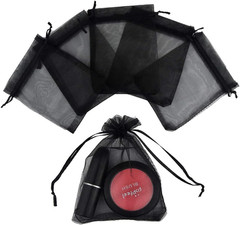 Tojwi 50Pcs Organza Bags 3.54»X4.33»(9X11Cm) Satin Drawstring Organza Pouch We