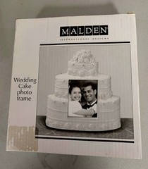 Wooden Picture Frame for Wedding Ceremonies, Gift. New in gift box!