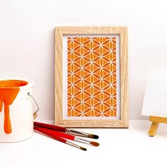 16 PCS 6 Inch Checks Diamond Stencils, Brick Mermaid Scale Reusable Plastic P…