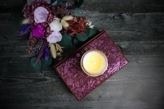 Aira Soy Candle Stress Relief Eucalyptus Spearmint 12 Oz Mason Jar Hand-Poured
