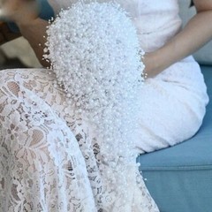 Wedding Handmade Bouquet Handmade Bridal Bouquet Beauty Pearl Flower Party Bouqu