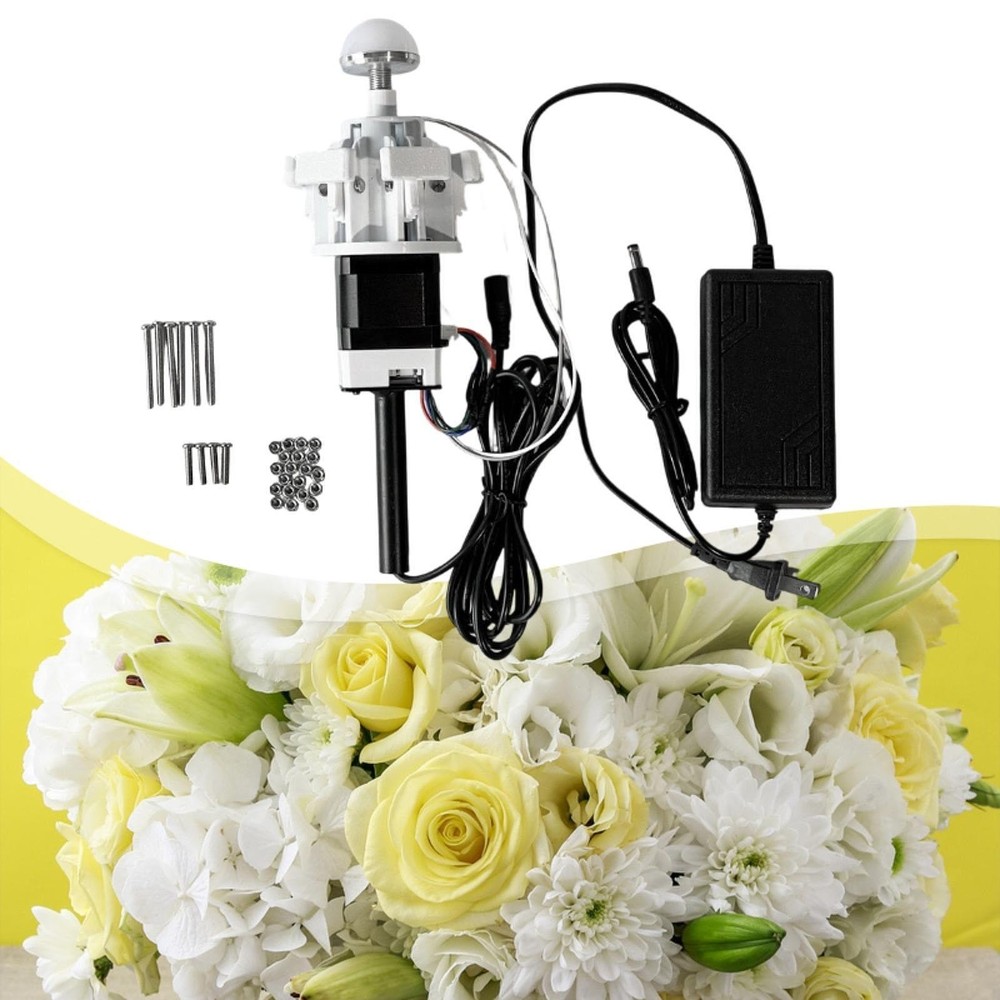 Simulation Flower Opener Plastic Motorized Artificial Flowers Decoration Moving