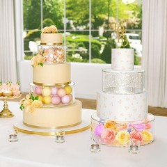 Clear Acrylic Display Stands – Elegant Birthday Party Decor