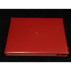 Hallmark Recordable Holiday Memory Album Red Christmas Photo Book 10 Pg