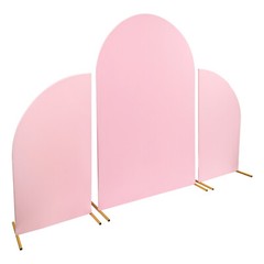 Metal Arch Backdrop Stand DIY Fun Wedding Arch Stand Set of 3 (1.6m/2.2m/1.6m)
