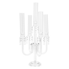 4 pcs 5 Arm Acrylic Candle Holder Freestanding Candle Holder for Wedding Party