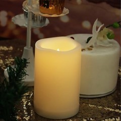 4 x 6 Inch Outdoor Waterproof Battery Operated Large Led Flameless 4×6 inch