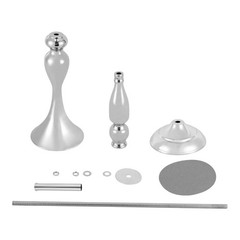 10 Pcs 19.7″ Silver Wedding Centerpiece Flower Vases Mermaid Design Tall Table