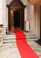 Movie Night Red Aisle Runner 24 in Ã— 15 ft Red Carpet Event Runner Wedding Ru