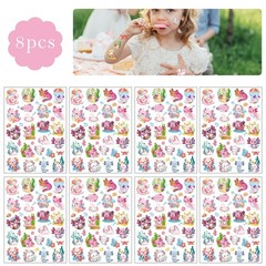 Pink Cute Axolotl Temporary Tattoos – 8 Sheets 200 Pcs Axolotls Birthday Part…