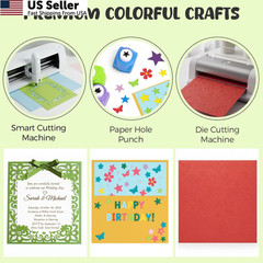 SallyFashion 60 Sheets Colored Cardstock Paper 12×12, Medium, multi