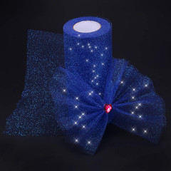 Glitter Tulle Roll Sparkling Tulle Ribbon Fabric Spool for Wedding Decoration Gi