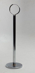 Thunder CRTCH008 Table Card Stand, 8″, wire loop, balanced, chrome plated