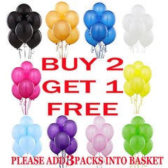 20 X Latex PLAIN BALOONS BALLONS helium BALLOONS Quality Party Birthday 10″