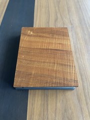 Island Collections Koa Wood Keepsake Photo Album Hawaii Vintage Gold Hinge