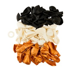 Black/White/Gold Balloon Garland, 76 Pieces,