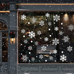 360Pcs Snowflake Christmas Window Clings, Static Christmas Window Stickers Cr…
