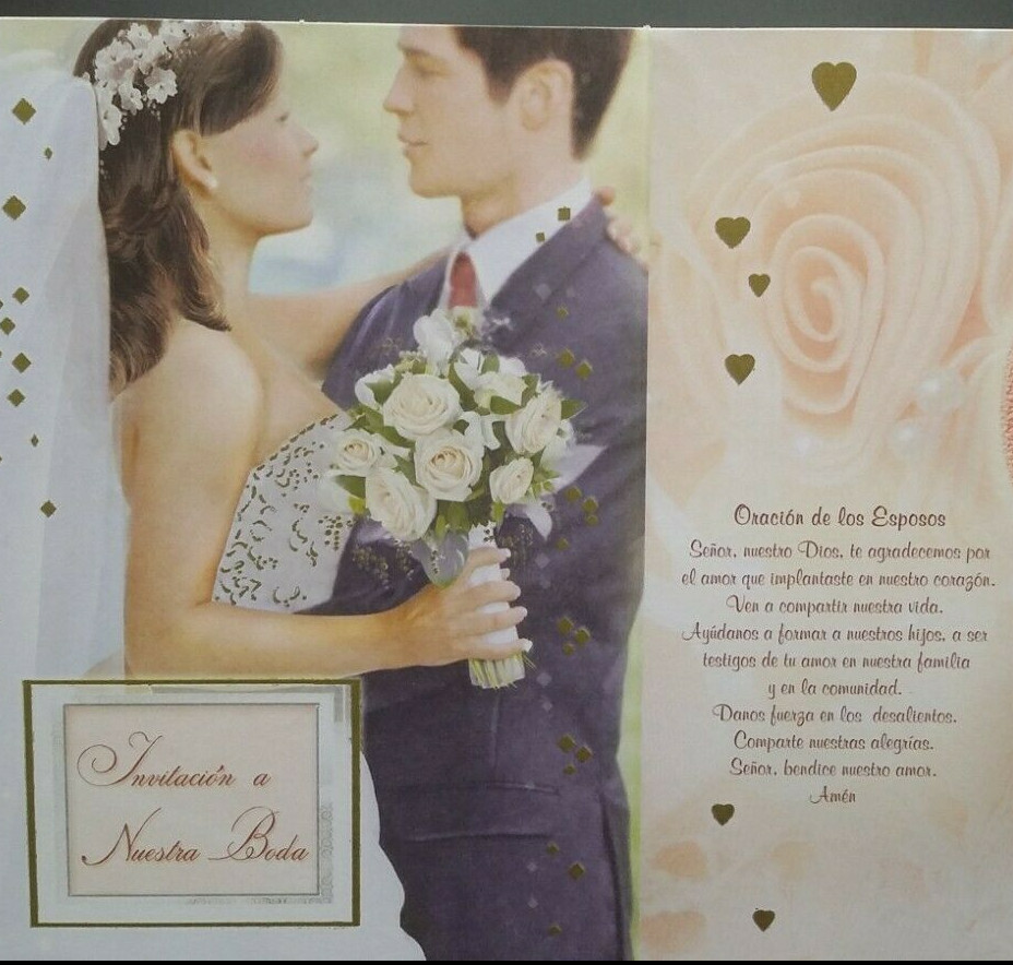 100 Invitaciones De Boda (Spanish Wedding Invitations) Fiesta, Favors,Matrimonio