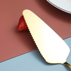 Gold Cake Pie Pastry Server Pack Of 2, Wedding Cake Knife And Server Set,