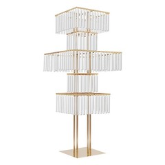2PCS Flower Display Stand, 5 Tier Flower Vase Stand, Modern Wedding Flower Stand