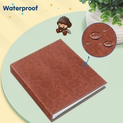 52 Pockets Photo Album for 8×10 Photos Vegan Leather Cover Pictures Albums Book