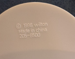Vintage 1996 Wilton Plastic Cake Separator Corner Plates 205-8500 Lot of 2