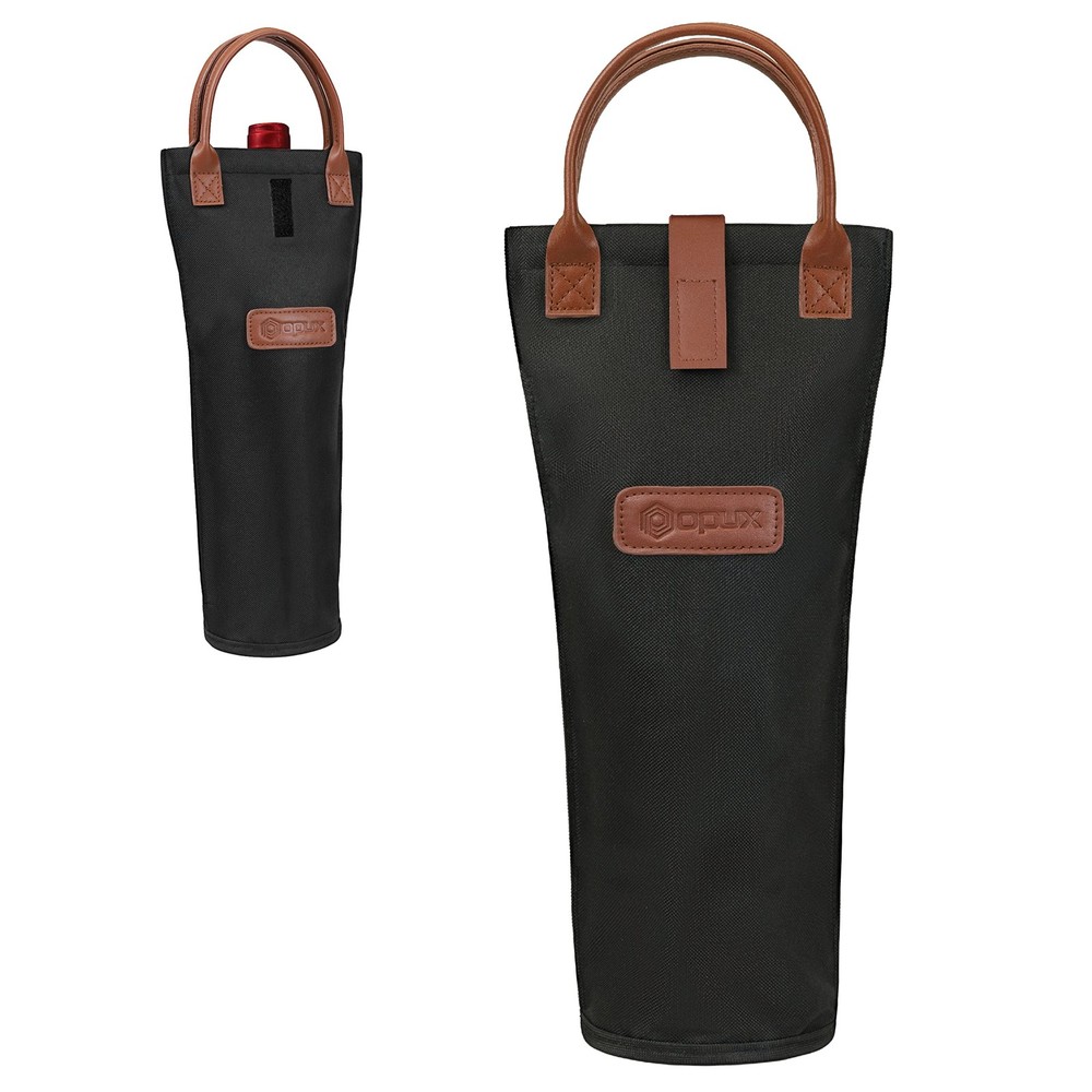 Wine Bag Single Bottle Carrier Tote, Insulated Travel Wine Cooler Bag for Pic…