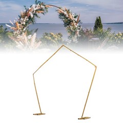 2-Wedding Arch Metal Backdrop Stand Elegant Stable For Wedding Ceremony 2.5m