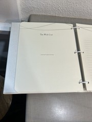 Hallmark Vintage Our Wedding Keepsake Album White Personalized NEW Free Ship