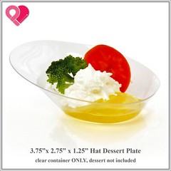 720 Bulk Acrylic Plastic Clear Stackable Dessert Candy Favor Bowl Plate Cup Box