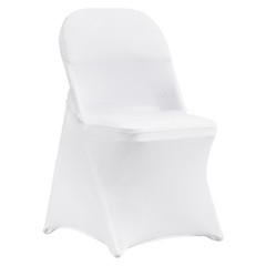 SIHAO 100PCS Stretch Spandex Folding Chair Covers Use For Wedding Party Dining