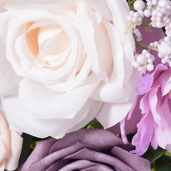 Lavender purple wedding arch flower decoration kit