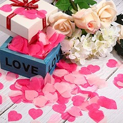 10000 Pieces Valentine Heart Paper Confetti Tissue Party Decoration Table