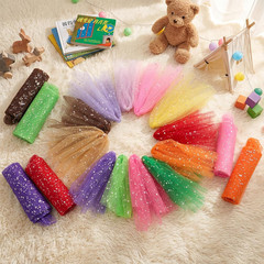12 Pcs Rainbow Glitter Tulle Rolls 6 Inch by 10 Yards 30 Feet Glitter Tulle Roll