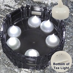 24 pcs White Led Tea Light Flameless Floating Candles Wedding Party Romantic