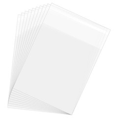 5″x 3.5″ Acid-Free Picture Sleeve, 50Pack Crystal Clear Sleeves Storage Bags