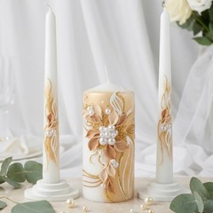 Magik Life Unity Candle Set For Wedding 6 Two 10 Taper Burning Wedding Unity