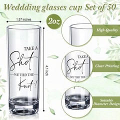 50-Piece Acrylic Wedding Favors Bundle