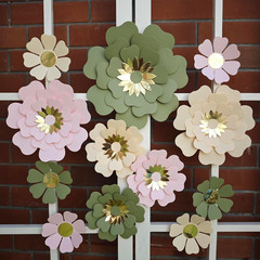 Paper Flower for Birthday Wedding Party Backdrop Nursery Wall Home Decor (10 Inc