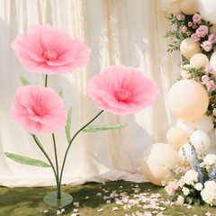 160cm Giant Artificial Flowers Wedding Artificial Flower Decoration Stand