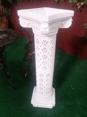 Large Standing Roman Greek Pillars Columns Rubber Shatterproof Garden Wedding